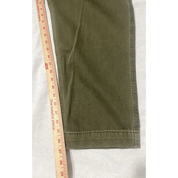 Abercrombie & Fitch Sz. 40 X 30 Loose Fit Lightweight Jean Olive Green NWT - Picture 5 of 7